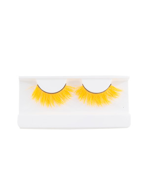 Wimpern glow in the dark neonorange