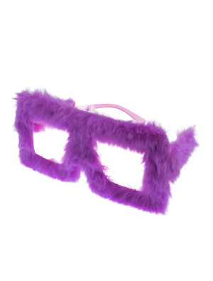Brille Plüsch lila | Kostümzubehör & Accessoires für Karneval & Halloween | Deiters