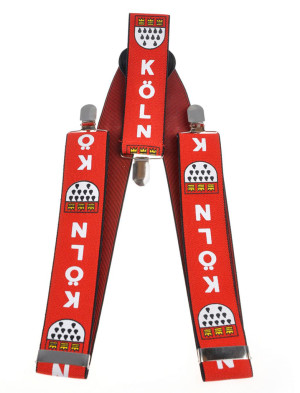 Hosenträger Kölner Wappen | Kostümzubehör & Accessoires für Karneval & Halloween | Deiters