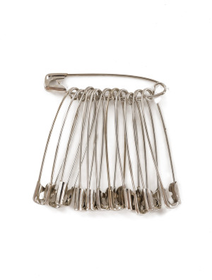 Sicherheitsnadeln 5 cm silber
