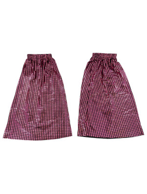 Beinstulpen Kachelmuster pink