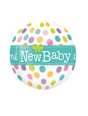 Folienballon Orbz New Baby S