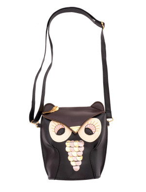 Tasche Eule schwarz