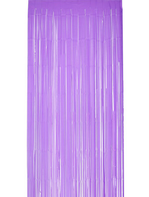 Lamettavorhang matt 0,91 m x 2,44 m lila | Partydeko für Karneval, Halloween & mehr | Deiters