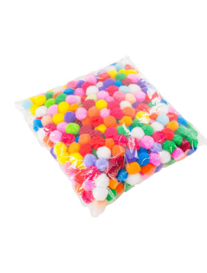 Pompoms 500 Stück bunt