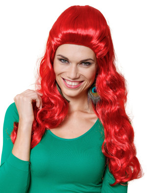 Perücke Ivy lang lockig toupiert rot | Kostümzubehör & Accessoires für Karneval & Halloween | Deiters