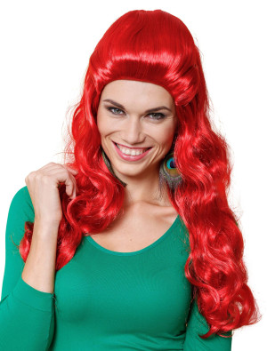 Perücke Ivy lang lockig toupiert rot | Kostümzubehör & Accessoires für Karneval & Halloween | Deiters