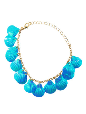 Armband Muscheln Damen türkis