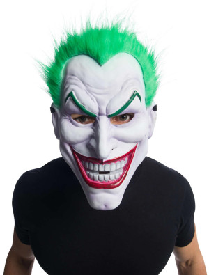 Joker Vollmaske in weiß für Herren | Kostümzubehör für Karneval & Halloween | Deiters