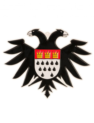 Wanddeko Kölner Adler 30x30cm | Partydeko für Karneval, Halloween & mehr | Deiters