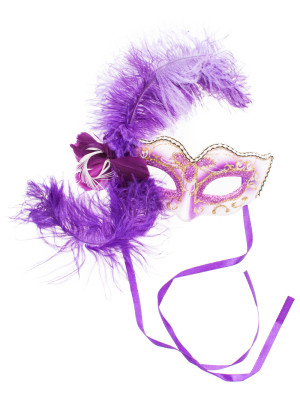 Maske Venice lila