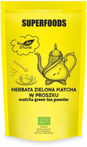 Herbata Zielona Matcha W Proszku Bio Planet 100g