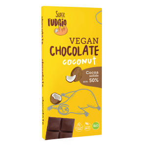 CZEKOLADA KOKOSOWA VEGAN BIO SUPER FUDGIO 80G