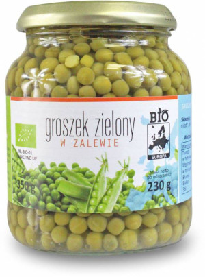 Groszek Zielony W Zalewie Bio Europa 230g