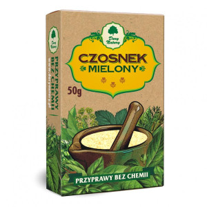 Czosnek Mielony Przyprawa Dary Natury 50g