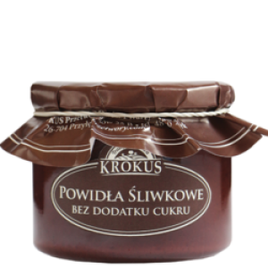 POWIDŁA ŚLIWKOWE BEZ DODATKU CUKRU KROKUS 310G