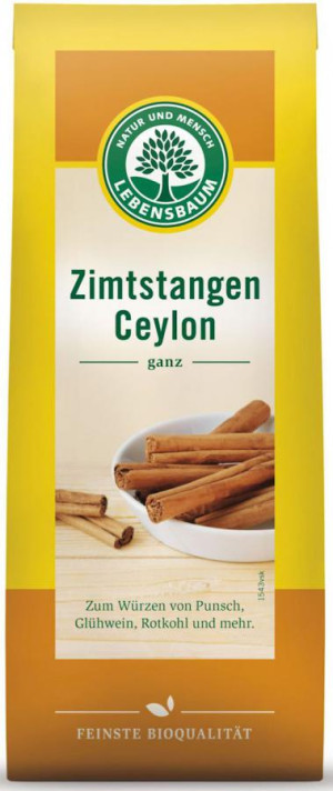 Cynamon Cejloński Laska Bio Lebensbaum 6szt