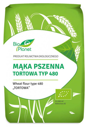 Mąka Pszenna Tortowa Typ 480 Bio Planet 1kg