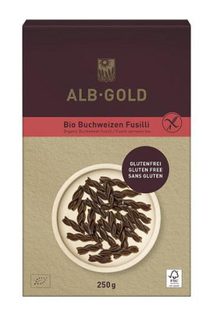 Makaron Gryczany Świderki Bezglutenowy Bio Alb Gold 250g