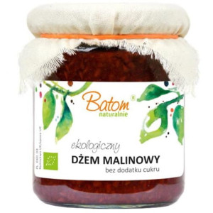 DŻEM MALINOWY BEZ CUKRU BATOM 260G
