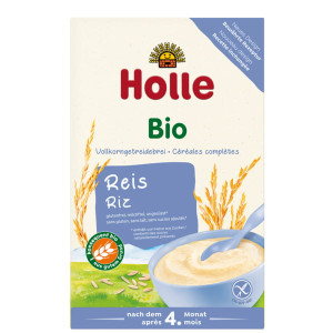Kaszka Bezmleczna Ryżowa Pełnoziarnista Bio Holle 250g