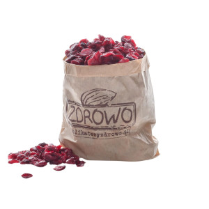 Żurawina Suszona Cięta 1000g