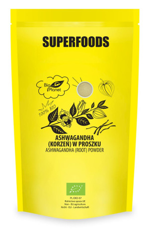 Ashwagandha Korzeń W Proszku Bio Planet 500g