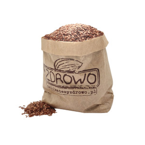 Len Brązowy Siemię Lniane 500g