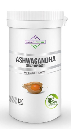 ASHWAGANDHA EKSTRAKT (500 mg) 120 KAPSUŁEK - SOUL FARM