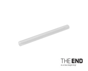 Delphin THE END Gaine thermo-rétractable / par 30 43mm x 3mm Beige, Gray 43mm x 3mm