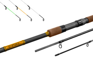 Canne Feeder Delphin SYMBOL feeder 2 / 3 pcs 360cm/120g Gray, Beige, Silver 360cm/120g