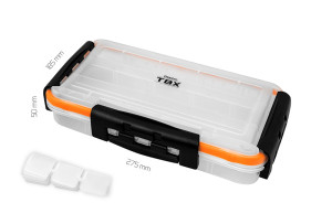 Boîte Delphin TBX One 275-3P Clip WP 275x185x50mm Beige, Black, Orange, Red 275x185x50mm