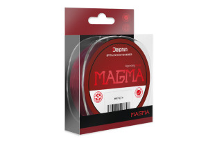 Monofil Delphin MAGMA / bordeaux 0,181mm 3,0kg 500m Brown, Beige, Black, Silver 0,181mm 3,0kg 500m