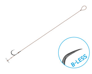 Bas de ligne Delphin Proxi Quickstop / par 6 8cm / 0,10mm / B-LESS #6 Azure, Gray 8cm / 0,10mm / B-LESS #6