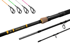 Canne Feeder Delphin RIVER Trophy NXT +4 scions 300cm/160g/3 pcs Gray, Beige 300cm/160g/3 pcs