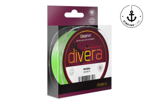 Delphin DIVERA Feeder / fluo vert 0,08mm 3,6kg 150m Gray, Beige, Green 0,08mm 3,6kg 150m
