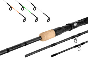 Canne Feeder Delphin NIRVANA FDR + 3 scions 13ft/80g Gray, Pink 13ft/80g