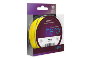 Delphin HERO 8 / fluo jaune 0,30mm 21,4kg 300m Gray, Lime 0,30mm 21,4kg 300m
