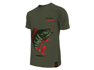 T-shirt Delphin Catch me! Perche S Gray, Gold S
