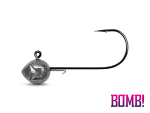 Tête plombée acroche leurre Delphin BOMB! / par 5 5g-4/0 Silver, Black, Purple, Gray 5g-4/0