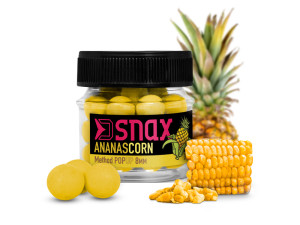 Delphin Appât D SNAX POP 12mm/20g Maїs-ananas Gold, Black, Beige, Brown Maїs-ananas