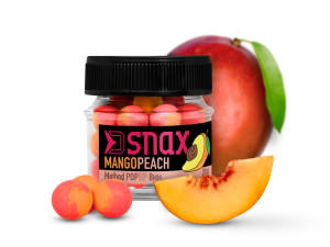 Delphin Appât D SNAX POP 12mm/20g Mangue-pêche Gold, Black, Brown, Beige Mangue-pêche