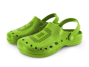 Sabots Delphin OCTO / vert lime 46 Green, Beige, Gray 46