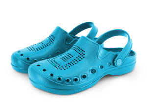 Sabots Delphin OCTO / bleu azur 46 Turquoise, Beige, Gray 46