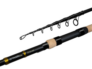 Canne carpe télescopique Delphin ARMADA NX TRAVEL BlackWay Cork 360cm/3.00lbs Black, Silver, Gray 360cm/3.00lbs
