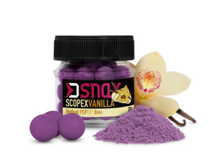 Delphin Appât D SNAX POP 8mm/20g Scopex-vanille Gray, Black, Lime, Brown Scopex-vanille