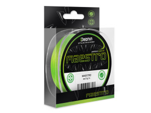 Delphin MAESTRO / fluo vert 0,19mm 13,0kg 150m Gray, Beige, Green 0,19mm 13,0kg 150m
