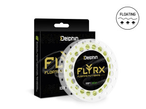 Tresse mouche Delphin FLYRX WF7-F / 100 FT Lime, Black, Gray WF7-F / 100 FT