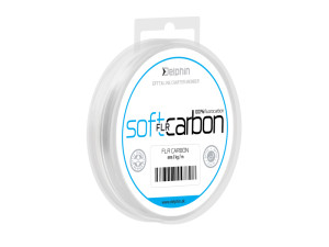 Delphin SOFT FLR CARBON - 100% fluorocarbone transp. 0,309mm 6,55kg 20m Beige, Gray 0,309mm 6,55kg 20m