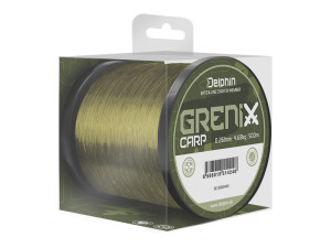 Delphin GRENIX Carp / vert 0,286mm 5,61kg 1000m Gray, Beige, Silver 0,286mm 5,61kg 1000m